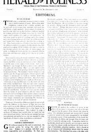 Title Page of Herald of Holiness - December 11, 1912