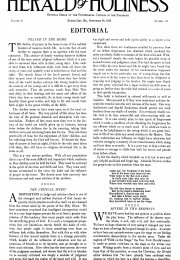 Title Page of Herald of Holiness - September 24, 1913