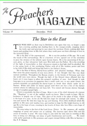 The cover of "The Preacher's Magazine"