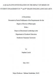 Dissertation cover