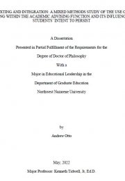 Dissertation cover