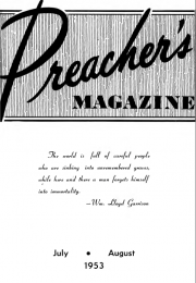 Title Page of Preacher's Magazine July/Aug 1953