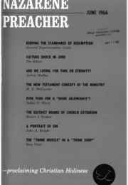 Title Page of Nazarene Preacher