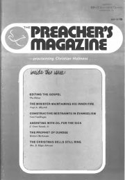 Title Page of Preacher's Magazine