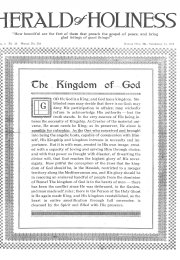 Title Page of Herald of Holiness - September 13, 1916