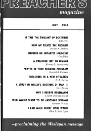 Title Page of Preacher's Magazine