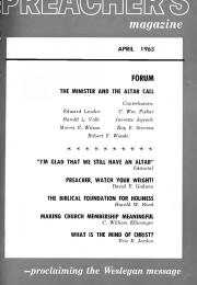 Title Page of Preacher's Magazine
