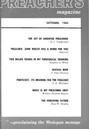 Title Page of Preacher's Magazine