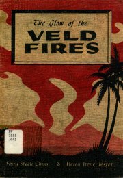 Cover of Book - Glow of the Veld Fires