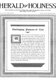 Title Page of Herald of Holiness - December 13, 1916