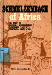 Cover of Book - Schemlzenbach of Africa