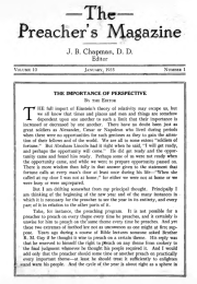 Cover of Preacher's Magazine
