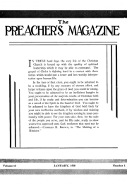 Title Page of Preacher's Magazine