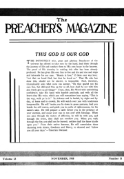 Title Page of Preacher's Magazine