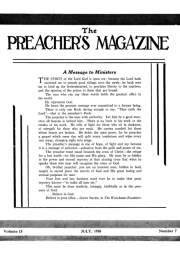 Title Page of Preacher's Magazine