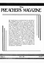 Title Page of Preacher's Magazine