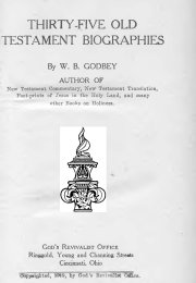 Image of Cover of Thirty-Five Old Testament Biographies
