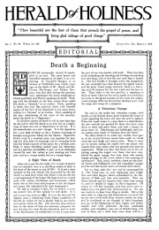 Title Page of Herald of Holiness - March 5, 1919