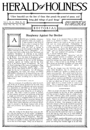 Title Page of Herald of Holiness - January 14, 1920