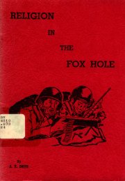Cover Image - Book Title Religion in the Fox Hole