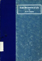 Book cover Image Some Estimates of Life