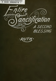 Book Cover Image  Entire Sanctification a Second Blessing