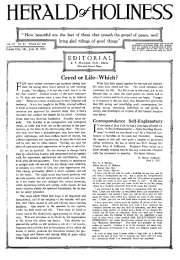 Title Page of Herald of Holiness - June 29, 1921