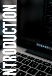 Introduction with a computer in the background