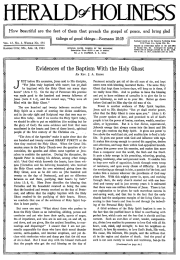 Front page of Herald of Holiness - April 18, 1923