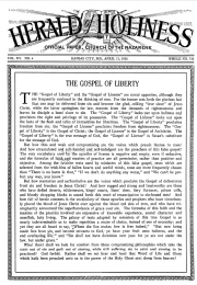 Front page of Herald of Holiness - April 21, 1926