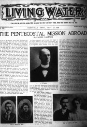 Living Water, September 30, 1909