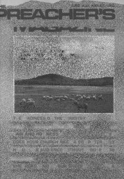 Preacher's Magazine Volume 58 Number 4, June, July, August, 1983
