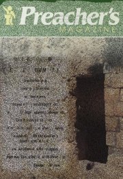 Preacher's Magazine Volume 72 Number 3, March, April, May, 1997