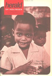 Herald of Holiness - November 15, 1967