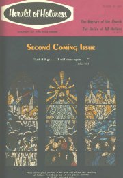 Herald of Holiness - October 29, 1969