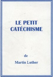 Le petit catéchisme de Martin Luther
