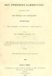 The life of the Rev. Freeborn Garrettson
