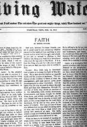 Living Water, Dec. 18, 1913