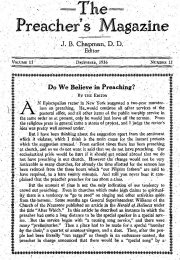Preacher's Magazine December 1936