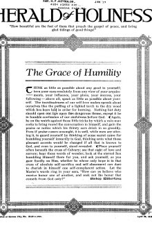 Title Page of Herald of Holiness - April 26, 1916