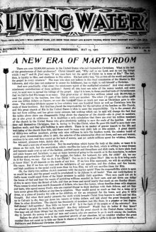 Living Water, May 23, 1907