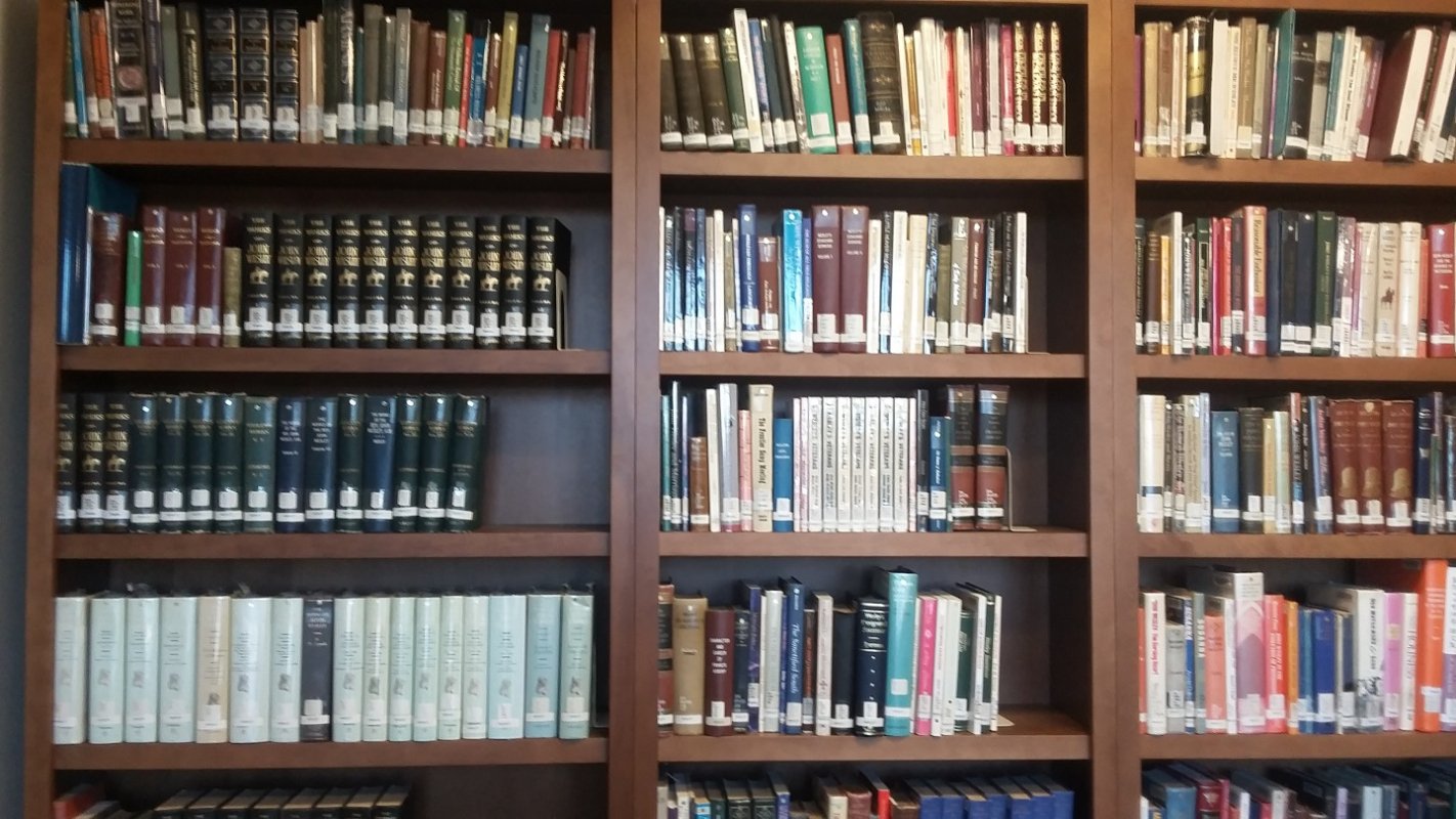 bookshelf with books