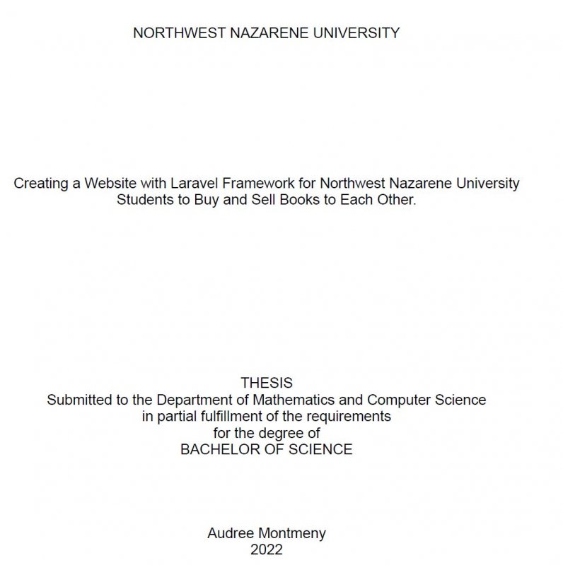 Thesis cover