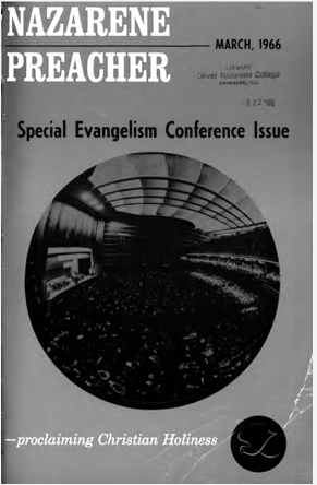 Title Page of Nazarene Preacher