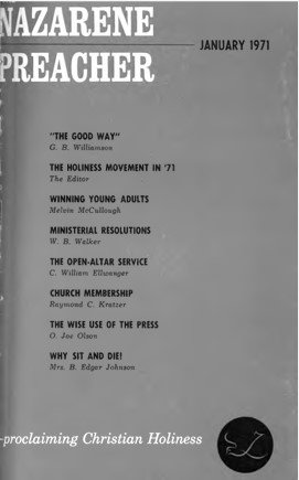 Title Page of Nazarene Preacher