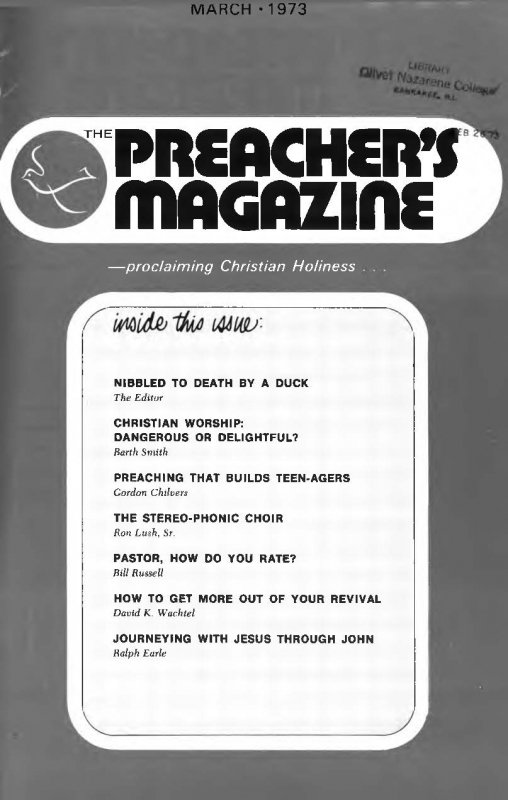 Cover of Preacher's Magazine
