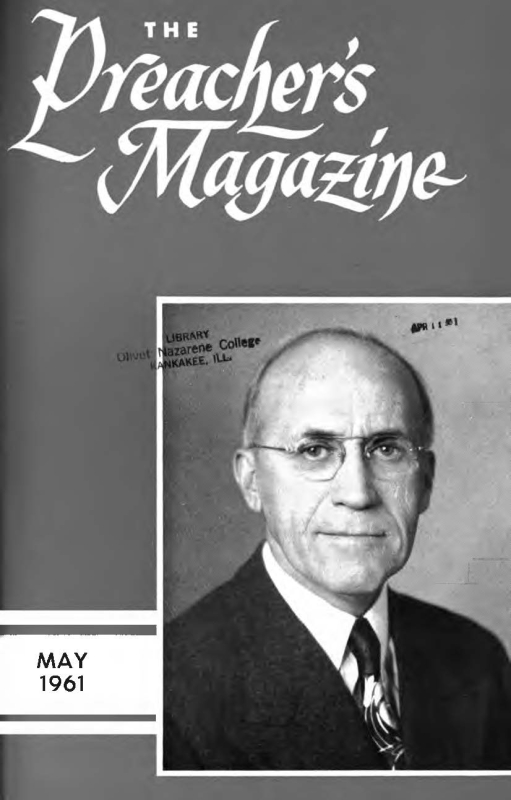 Title Page of Preacher's Magazine Photo of Halder Lillenas