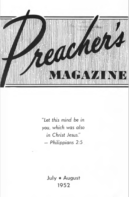 Title Page of Preacher's Magazine