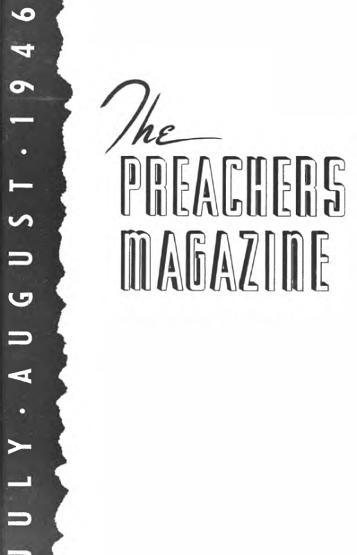 Title Page of Preacher's Magazine