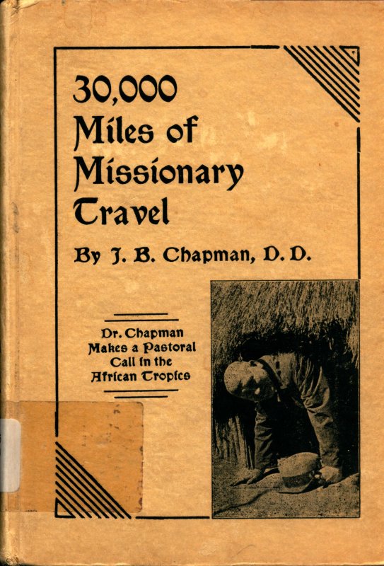 Cover of book 30,000 Miles of Missionary Trael
